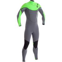 Traje De Neopreno Con Chest Zip Typhoon Tx2 3/2mm Verde 2nd